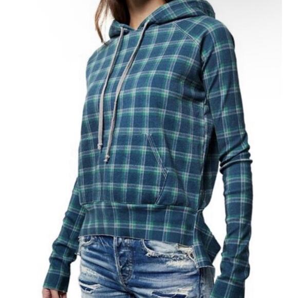 Frank & Eileen Tee Lab Limited Edition Plaid Hoodie Sweatshirt Size Medium - Picture 1 of 7